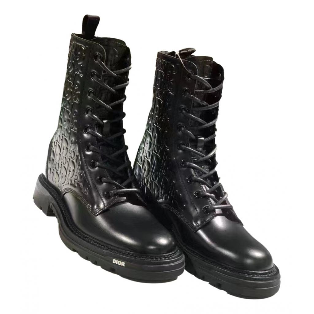 Dior Homme ディオール Carlo Square Toe Boots Dior Homme Carlo Square Toe Boots in Black for Men | Lyst