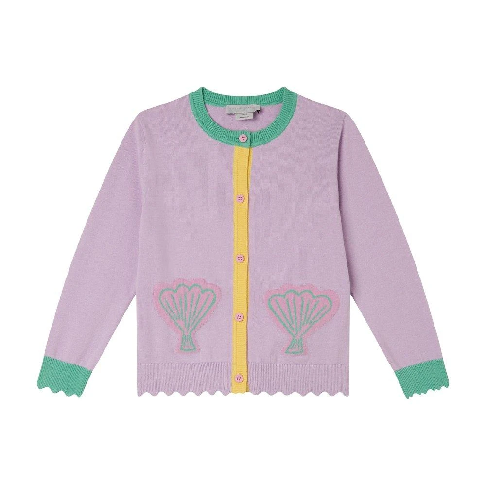 商品Stella McCartney|Stella McCartney Kids Seashell-Jacquard Buttoned Cardigan,价格¥660,第1张图片