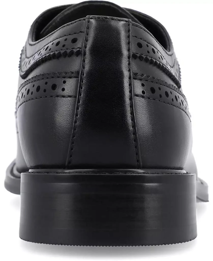 商品Vance Co.|Men's Gordy Tru Comfort Foam Wingtip Lace-Up Dress Shoes,价格¥592,第3张图片详细描述