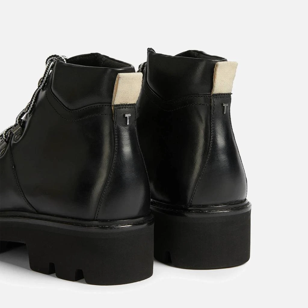 商品Ted Baker London|TED BAKER WOMEN'S AMMELLA LEATHER HIKING STYLE BOOTS - BLACK,价格¥588,第3张图片详细描述