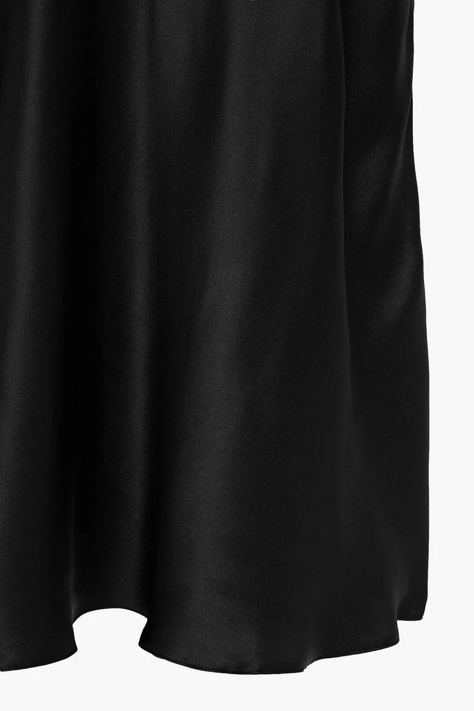 Mirabelle organic silk-satin midi skirt 商品