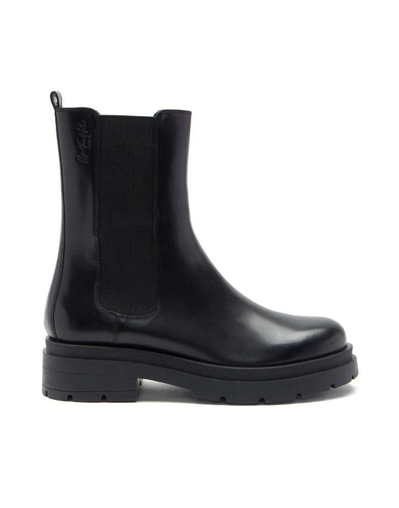 商品Off The Hook|OFF THE HOOK BANK leather long chelsea western boot,价格¥543,第1张图片