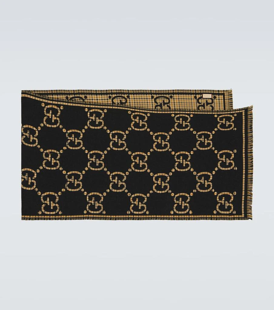 商品Gucci|GG wool jacquard scarf,价格¥3078,第1张图片