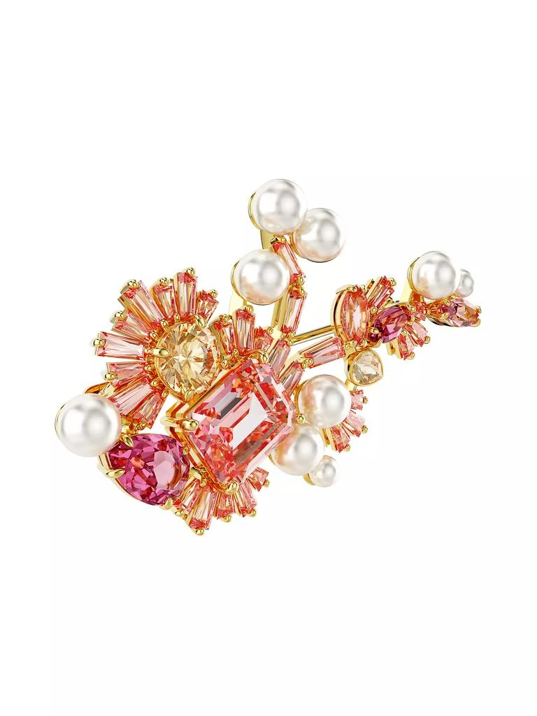 商品Swarovski|Gema Goldtone, Crystal & Imitation Pearl Brooch,价格¥1737,第3张图片详细描述