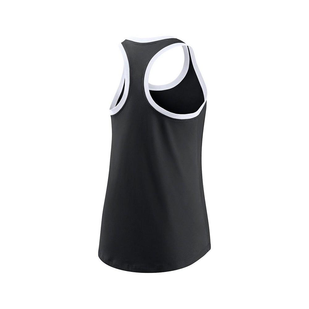 Women's Black Chicago White Sox X-Ray Racerback Performance Tank Top商品第4张图片规格展示