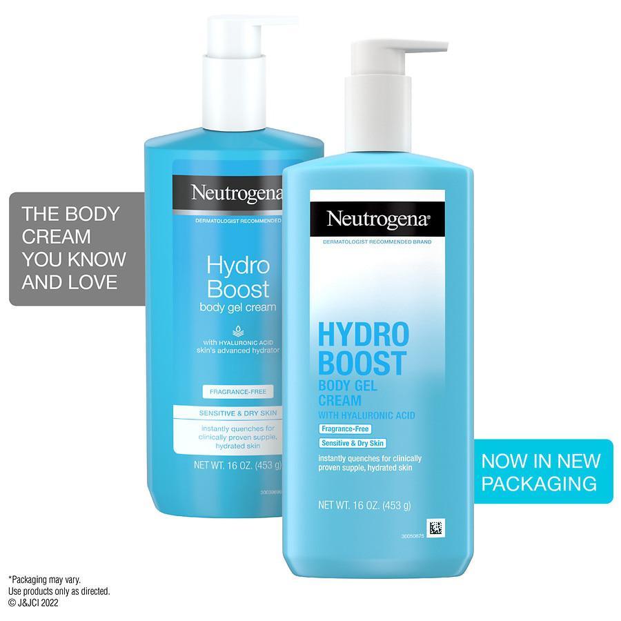 商品Neutrogena|Hydro Boost Body Gel Cream, Fragrance-Free,价格¥89,第5张图片详细描述