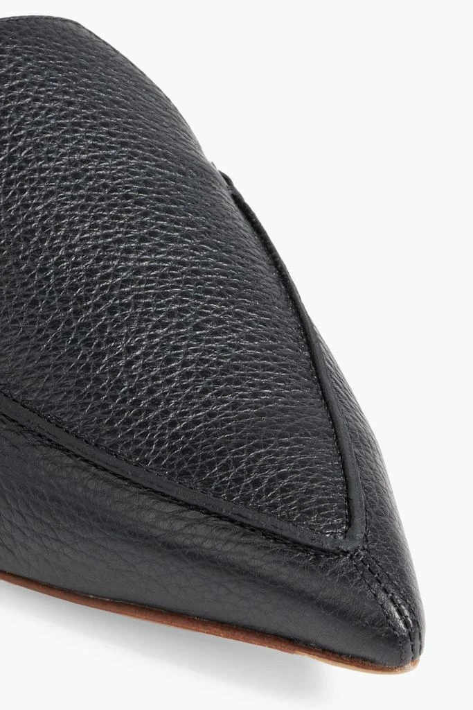 商品Nicholas Kirkwood|Beya pebbled-leather slippers,价格¥1645,第4张图片详细描述