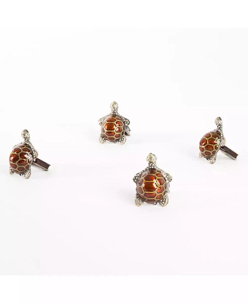 商品Saro Lifestyle|Turtle Napkin Ring, Set of 4,价格¥263,第2张图片详细描述
