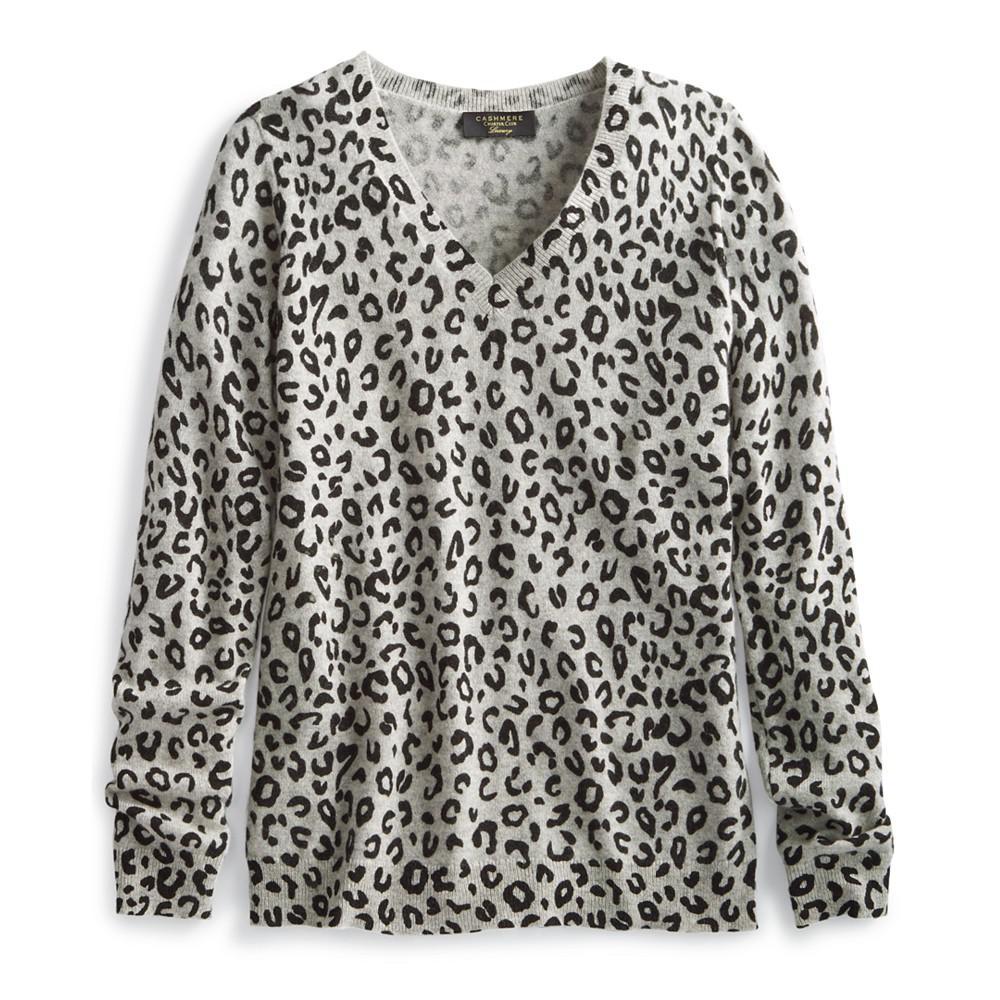 商品Charter Club|Women's 100% Cashmere Cheetah Sweater, Created for Macy's,价格¥426,第6张图片详细描述