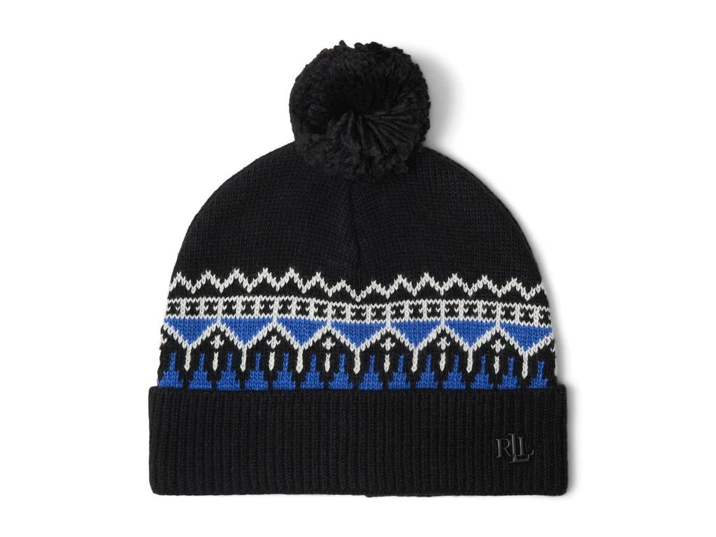 商品Ralph Lauren|Apres Ski Fair Isle Hat with Pom,价格¥315,第1张图片详细描述