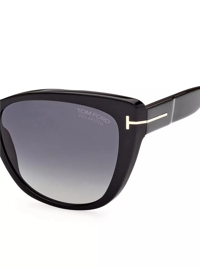 商品Tom Ford|Nora 57MM Cat Eye Sunglasses,价格¥2597,第3张图片详细描述