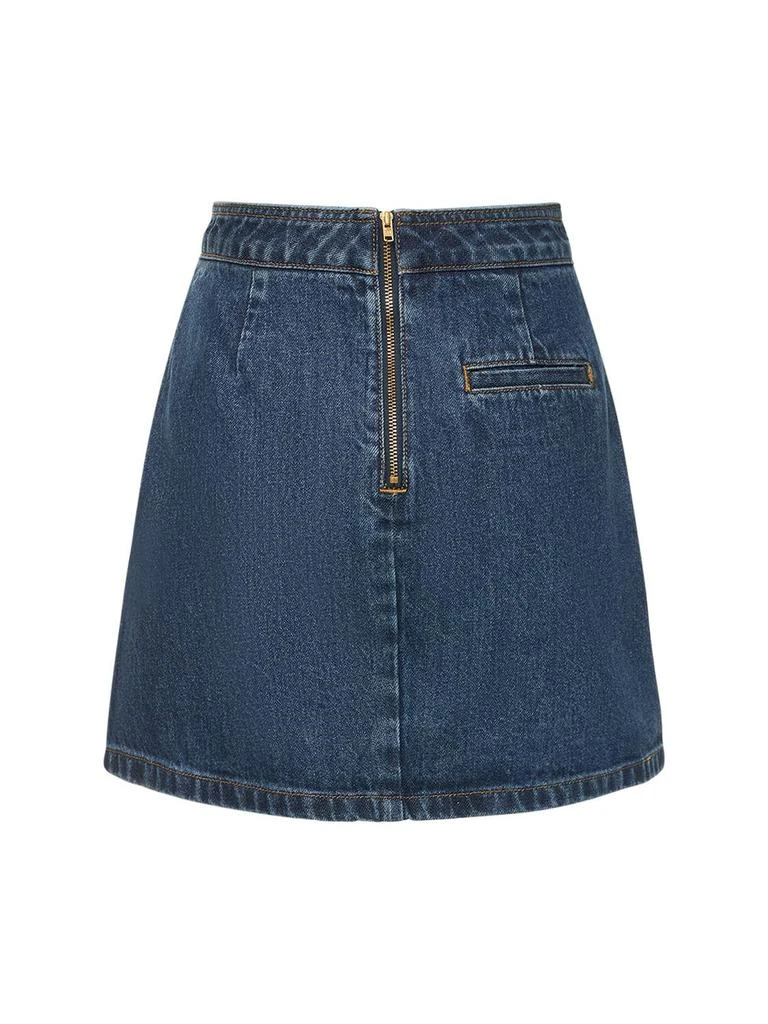 商品Self Portrait|Denim Mini Skirt W/ Buttons,价格¥1561,第4张图片详细描述