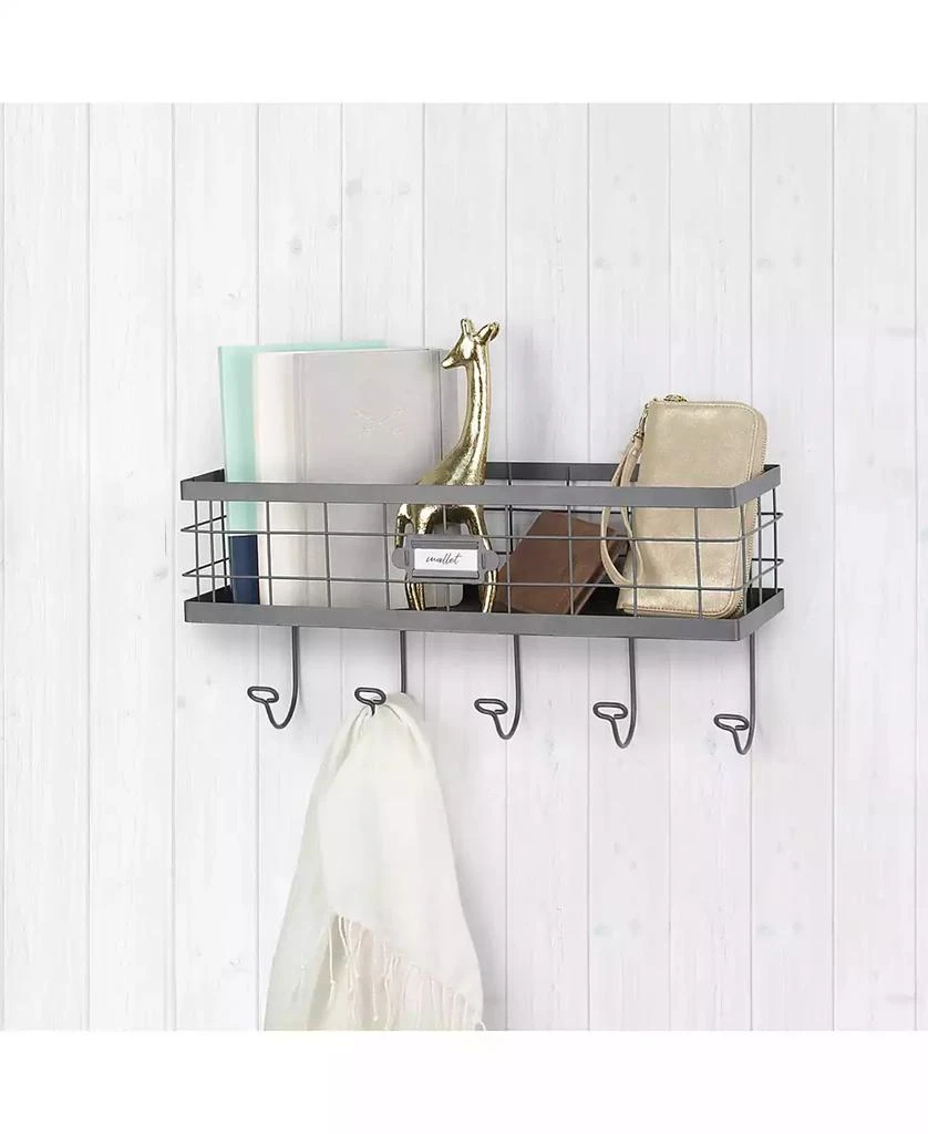 Vintage-like Living Wall Mount Basket Hook Station 商品