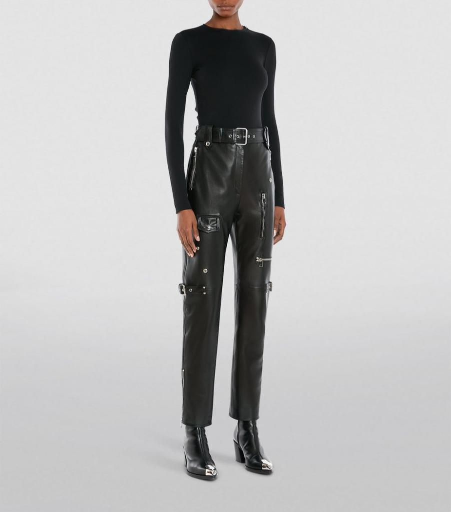 商品Alexander McQueen|Lace-Detail Long-Sleeved Top,价格¥5502,第4张图片详细描述