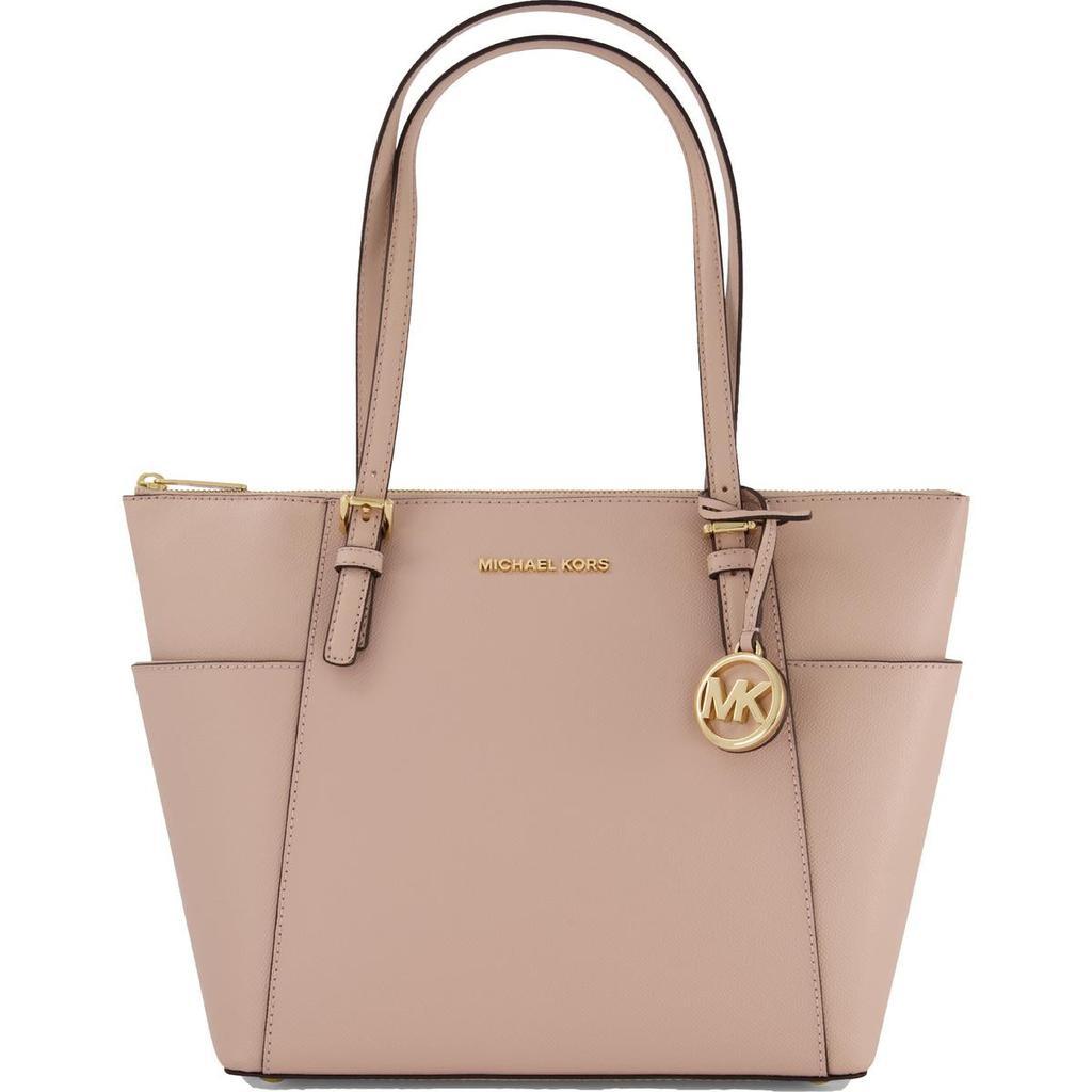 商品Michael Kors|MICHAEL Michael Kors Jet Set Saffiano Leather Signature Large Tote Handbag,价格¥1250,第5张图片详细描述