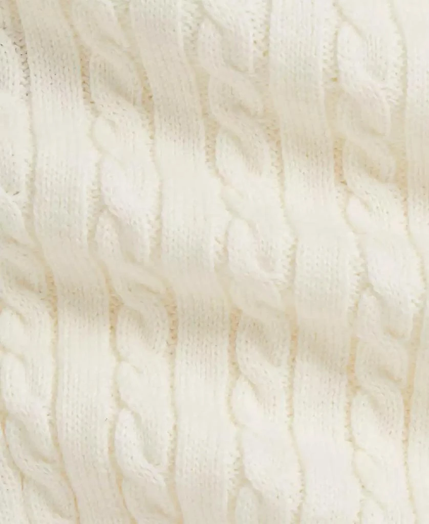 商品Ralph Lauren|Baby Girls Bear Mini-Cable Knit Sweater,价格¥439,第3张图片详细描述
