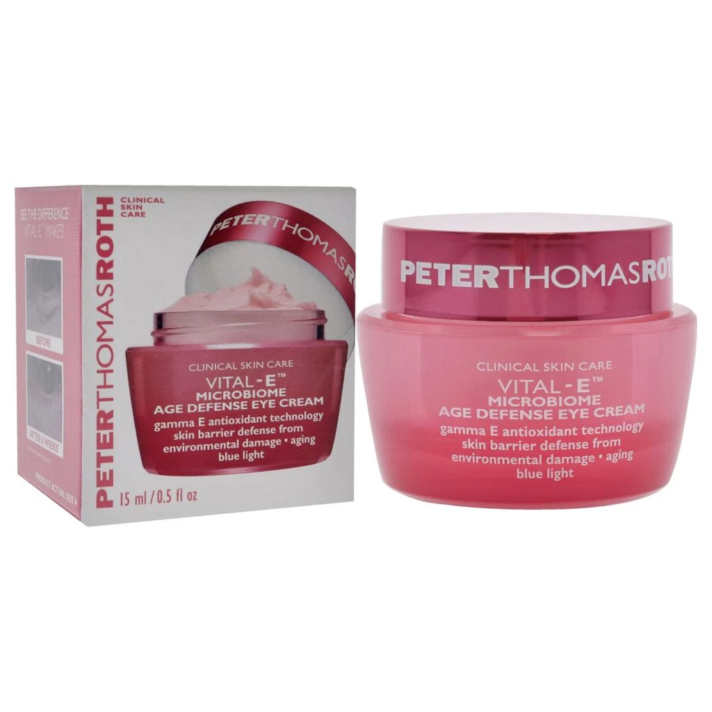 商品Peter Thomas Roth|Vital-E Microbiome Age Defense Eye Cream by  for Unisex - 0.5 oz Cream,价格¥357,第3张图片详细描述