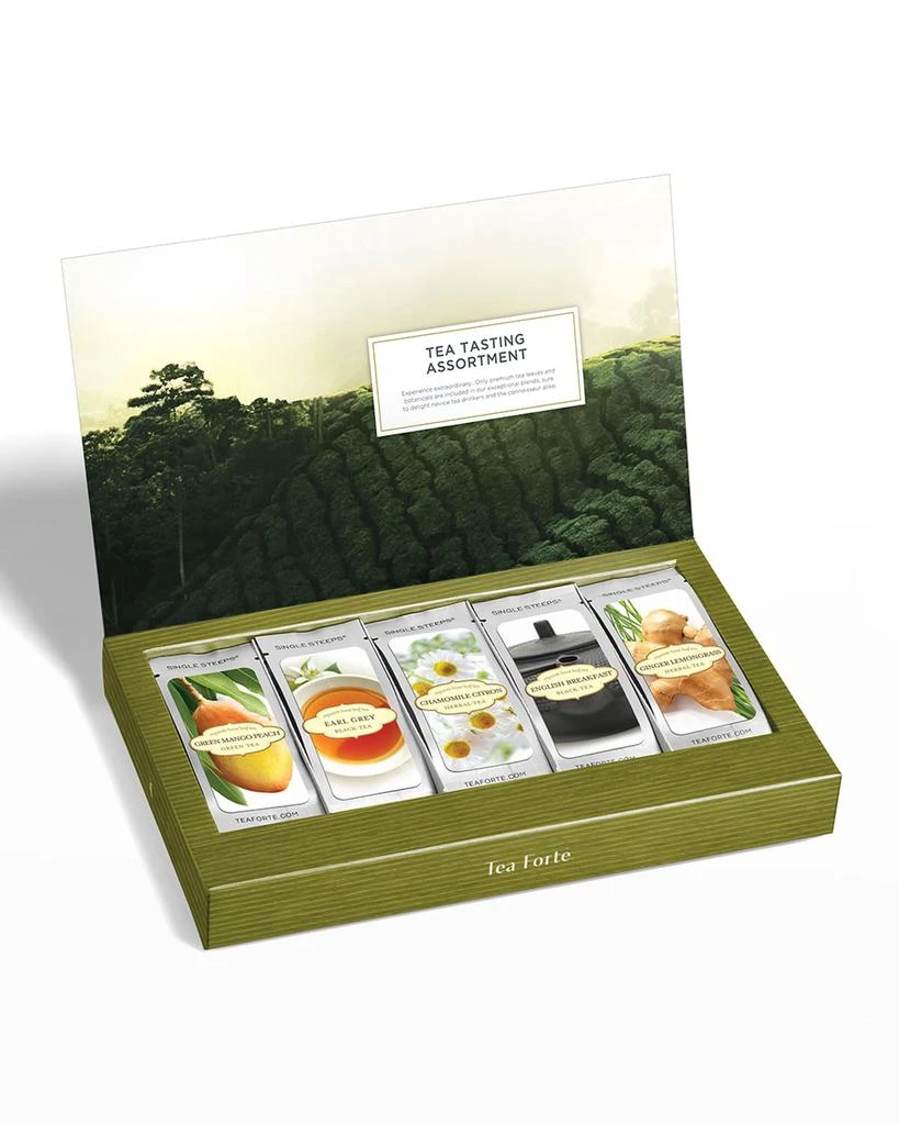 商品Tea Forte|Forte Classic Single Steep Sampler,价格¥140,第1张图片