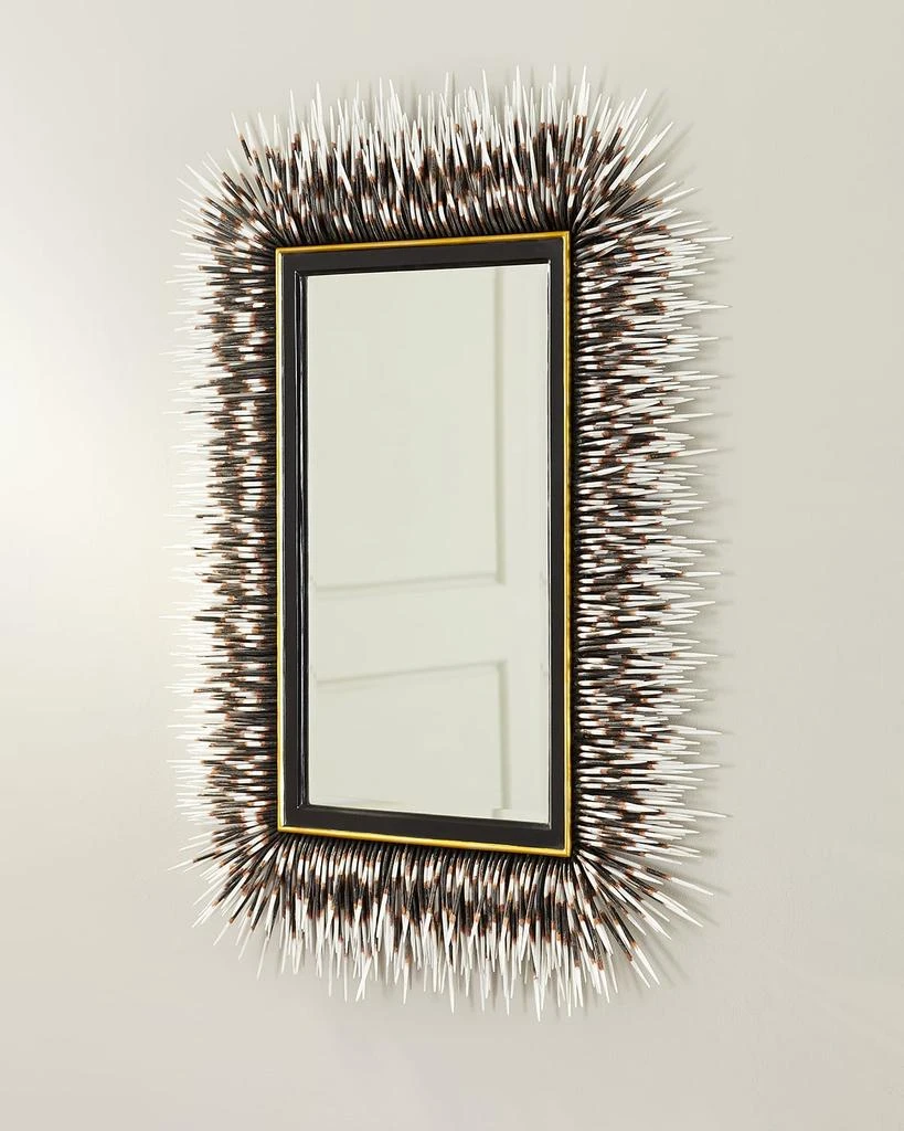 商品Neiman Marcus|Porcupine Quill Rectangle Mirror,价格¥14729,第3张图片详细描述