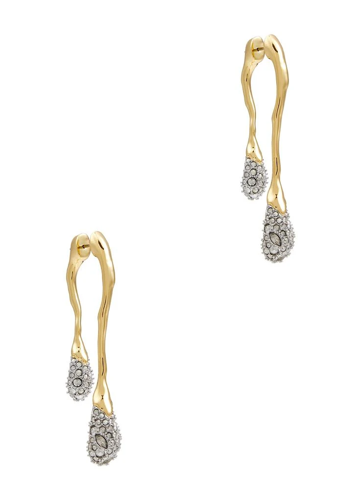 商品Alexis Bittar|Solanales 14kt gold-plated double drop earrings,价格¥2668,第1张图片