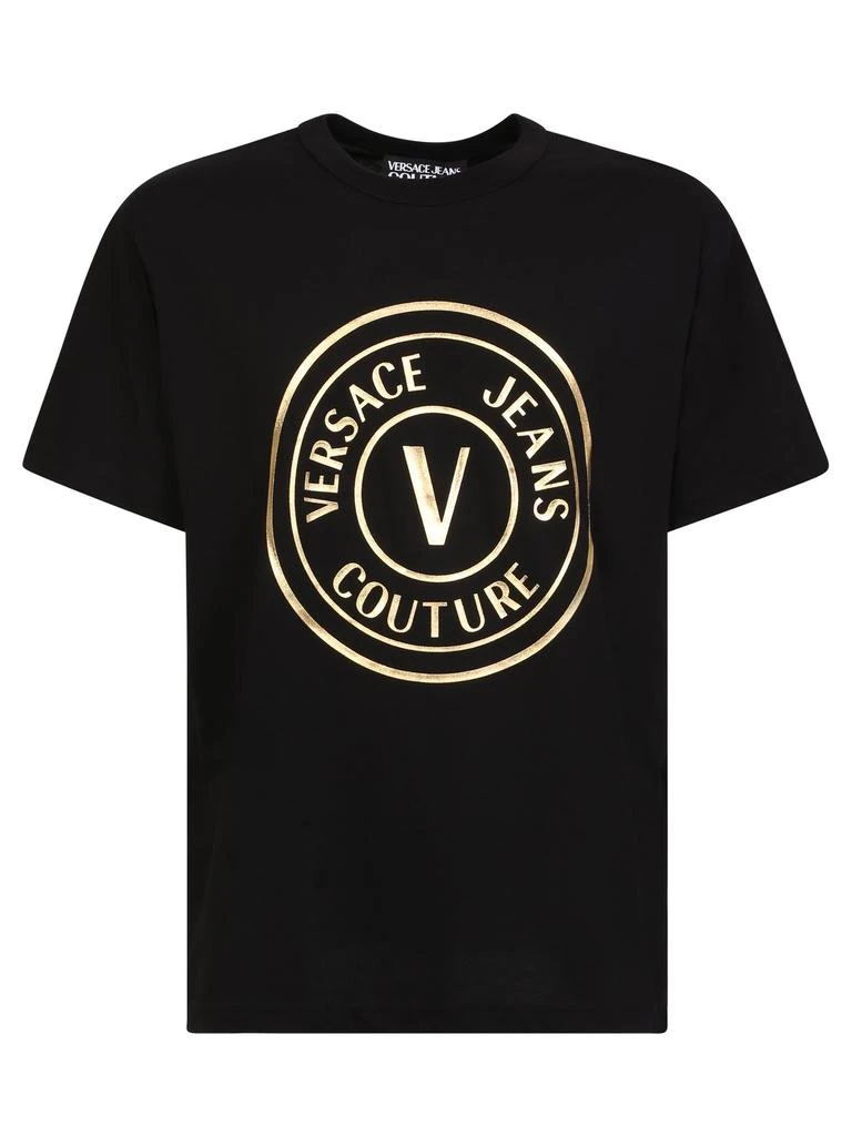 商品Versace|Versace Jeans Couture Logo Printed Crewneck T-Shirt,价格¥1509,第1张图片