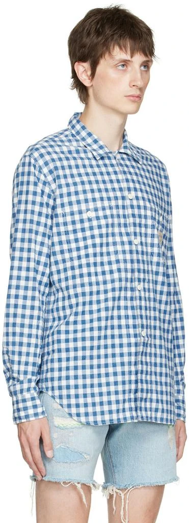 商品Ralph Lauren|Blue Classic Fit Gingham Shirt,价格¥318,第2张图片详细描述