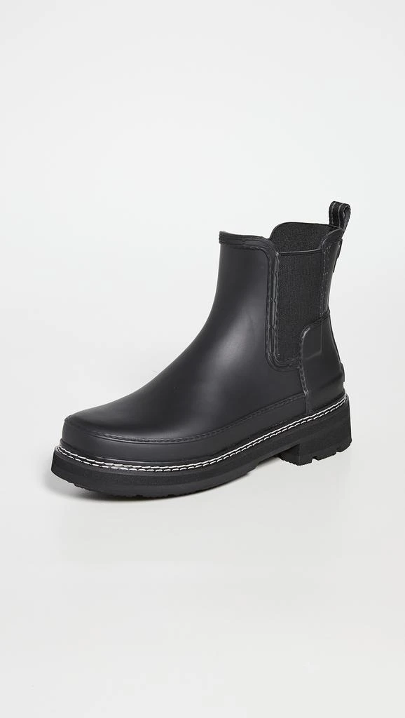 商品Hunter|Hunter Boots 精致切尔西缝线细节威灵顿靴,价格¥411,第1张图片