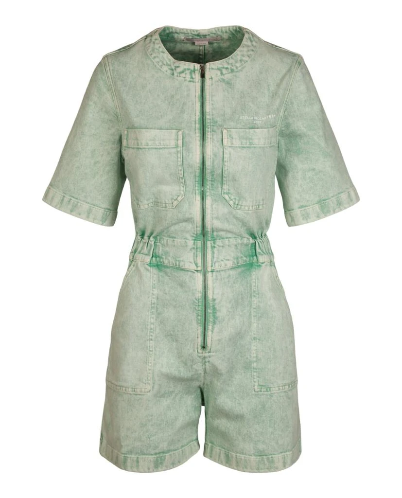 商品Stella McCartney|Acid Wash Denim Playsuit,价格¥2179,第1张图片