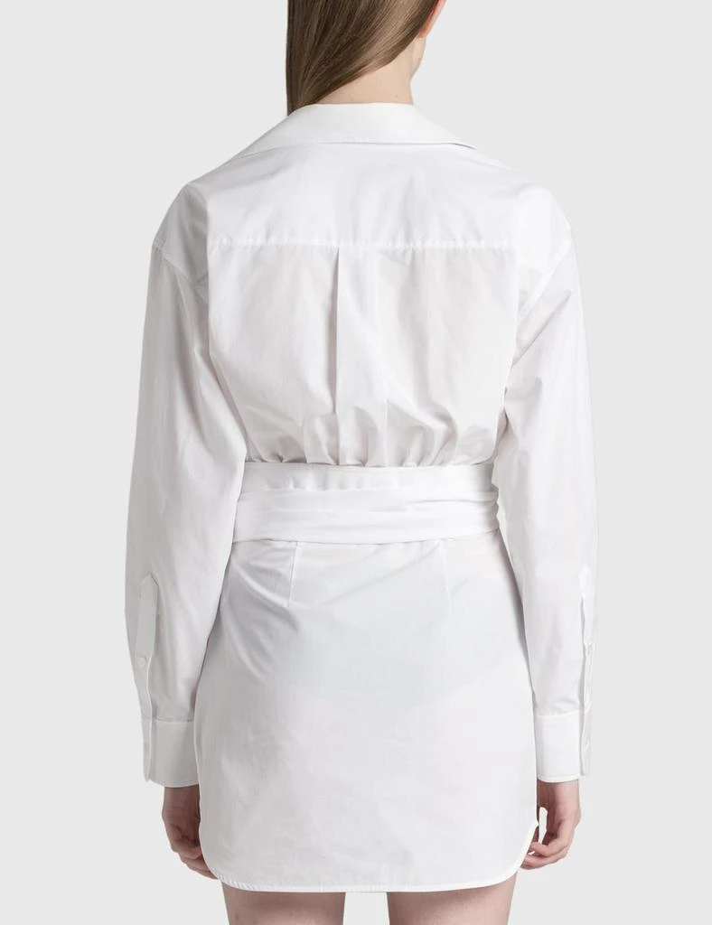 商品Alexander Wang|Cross Drape Shirt Dress,价格¥1440,第3张图片详细描述