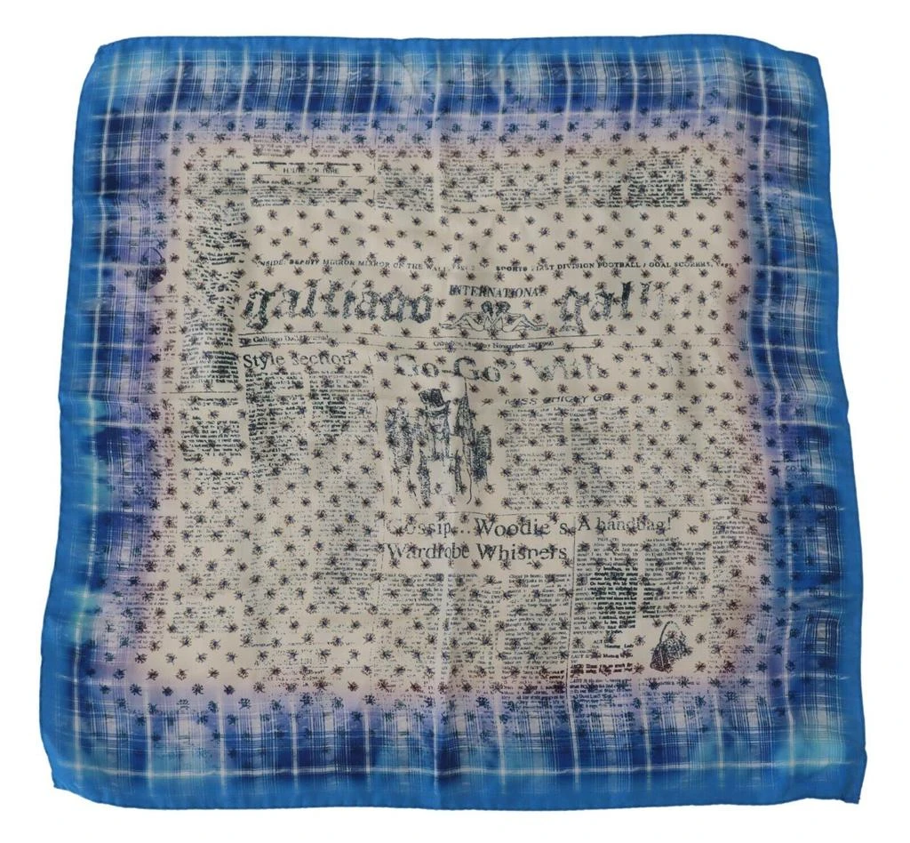 商品[二手商品] John Galliano|John Galliano Bandana Wrap Foulard Square Handkerchief Men's Scarf,价格¥1192,第3张图片详细描述