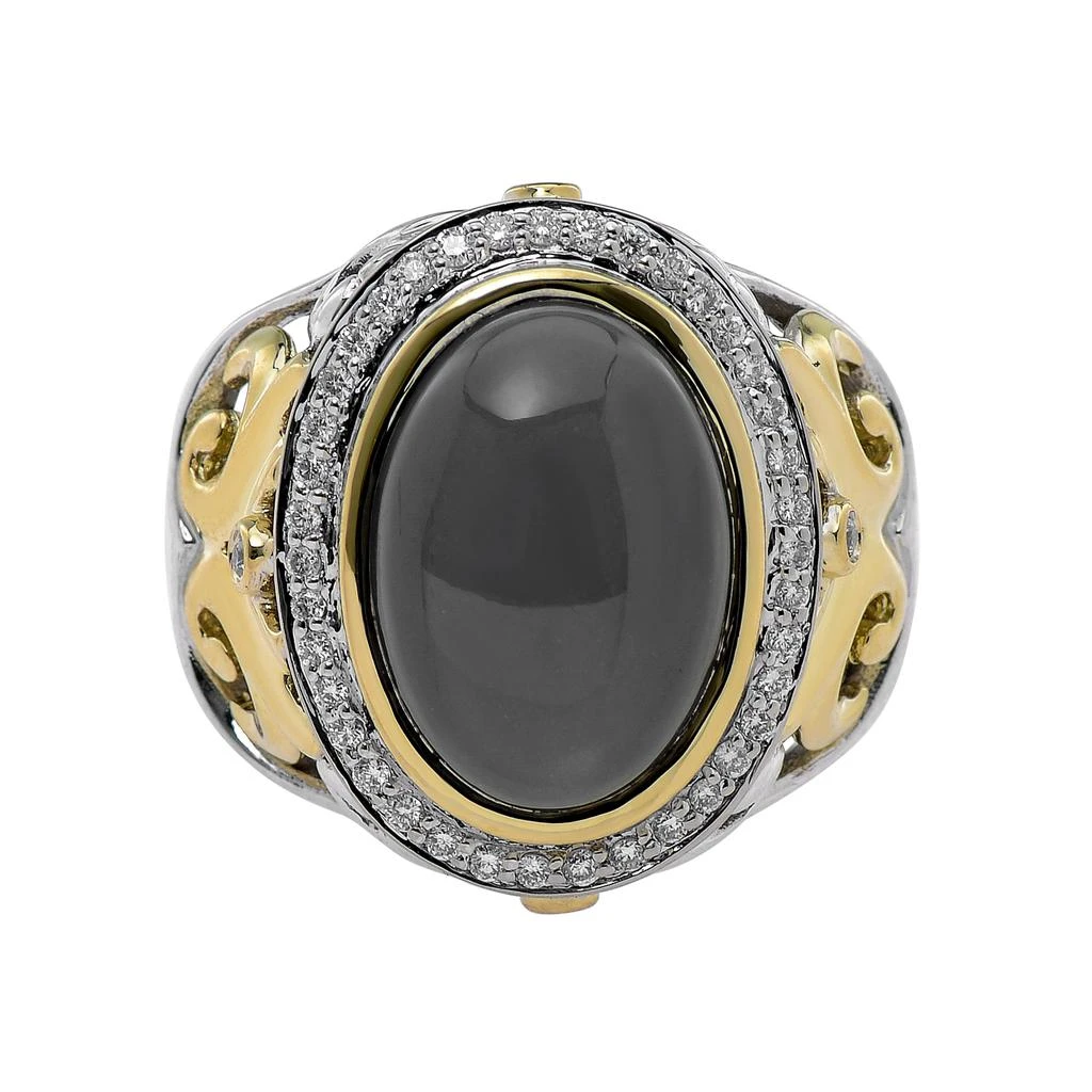 商品Charles Krypell|Charles Krypell Women's Sterling Silver and 18K Gold Ring,价格¥5232,第1张图片