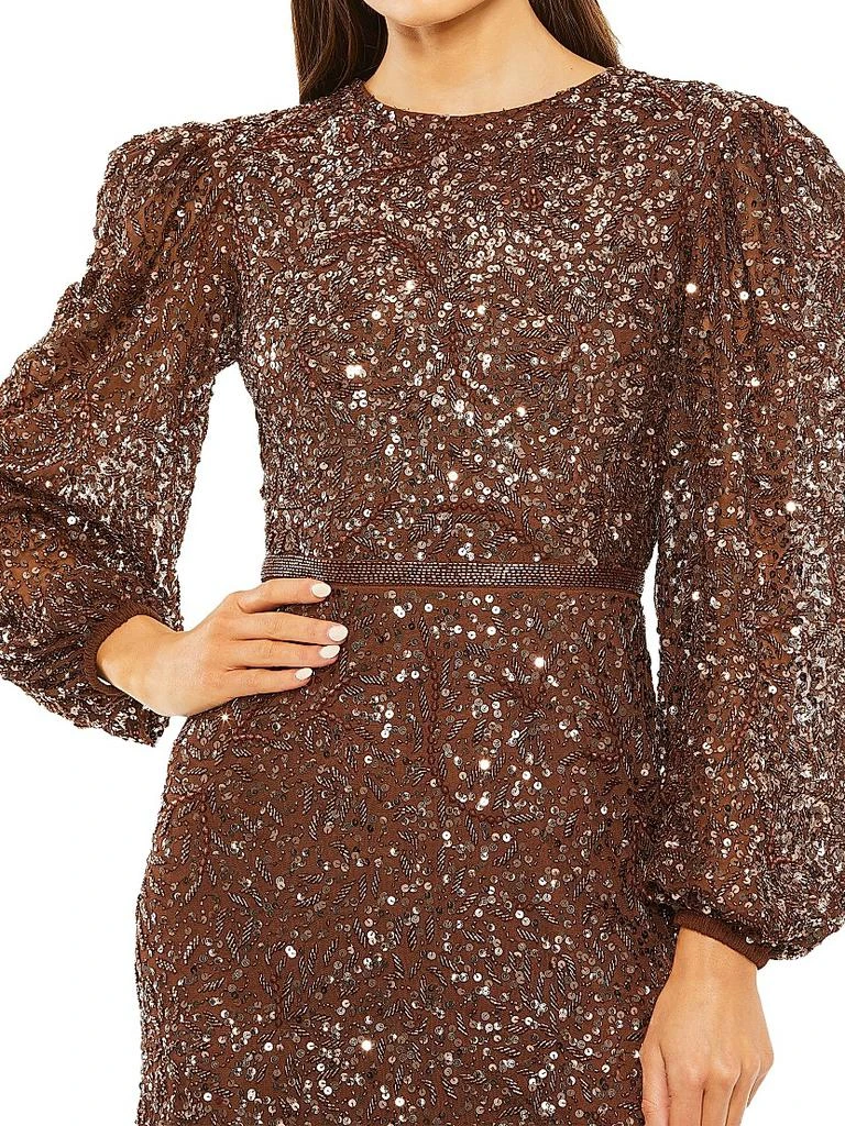 商品Mac Duggal|Embellished Bishop-Sleeve A-Line Gown,价格¥5903,第3张图片详细描述