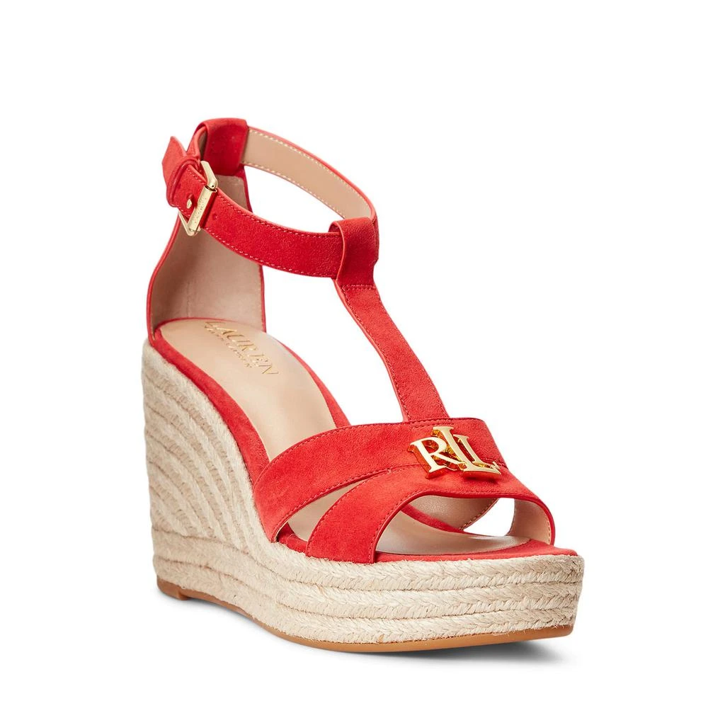 商品Ralph Lauren|Hale Suede Sandal,价格¥714,第1张图片