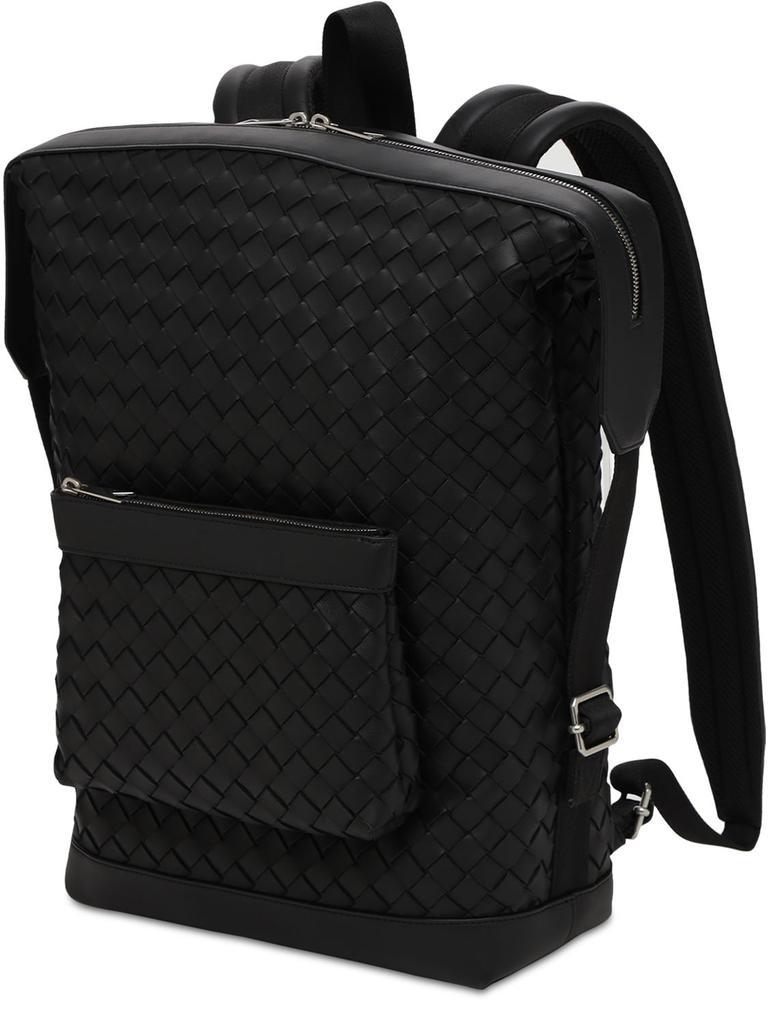 商品Bottega Veneta|Intreccio Hydrology Leather Backpack,价格¥27342,第5张图片详细描述