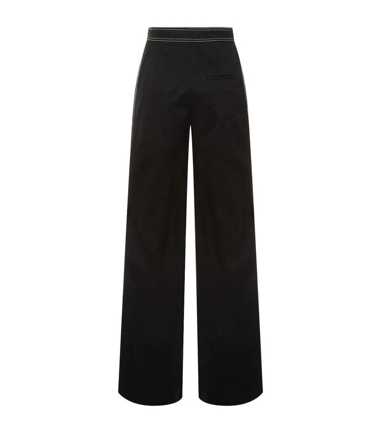 商品Self Portrait|Wide Leg Canvas Trousers,价格¥2294,第2张图片详细描述