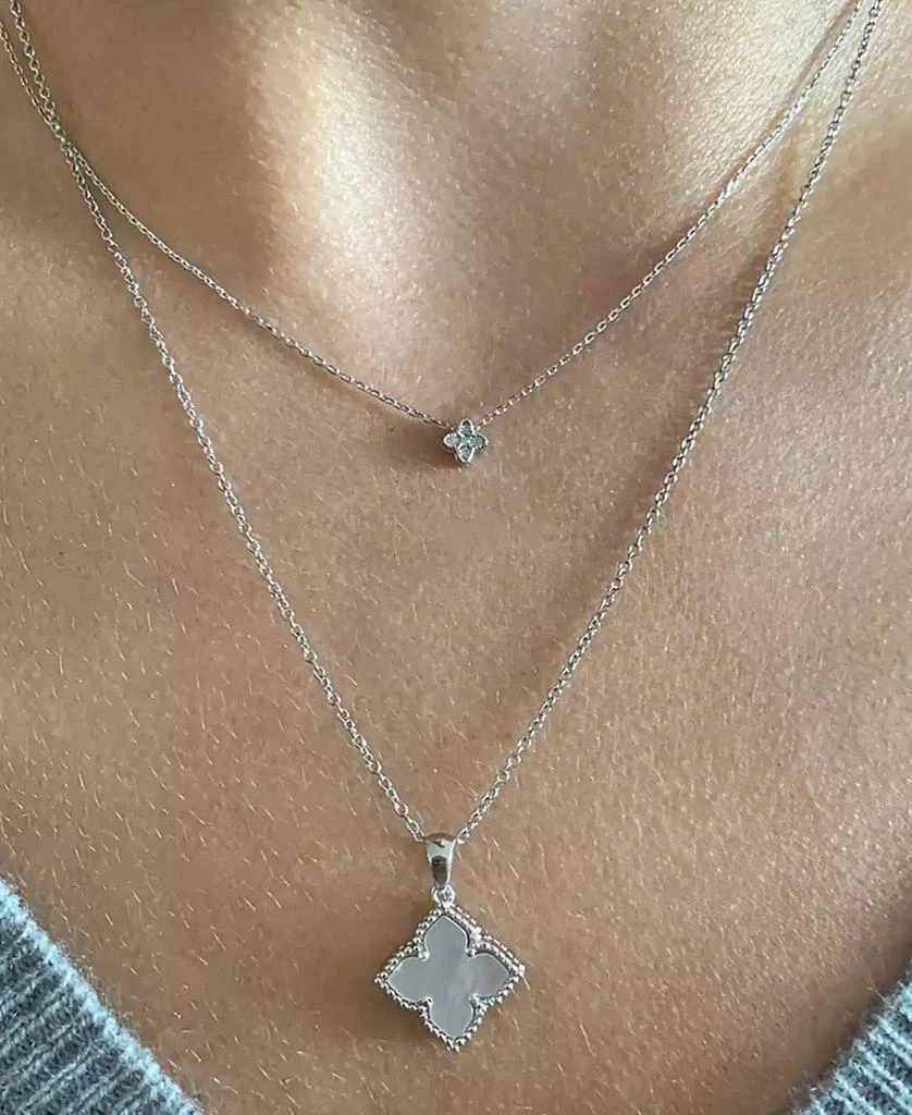 商品ADORNIA|Flower Mother of Pearl Necklace,价格¥148,第4张图片详细描述