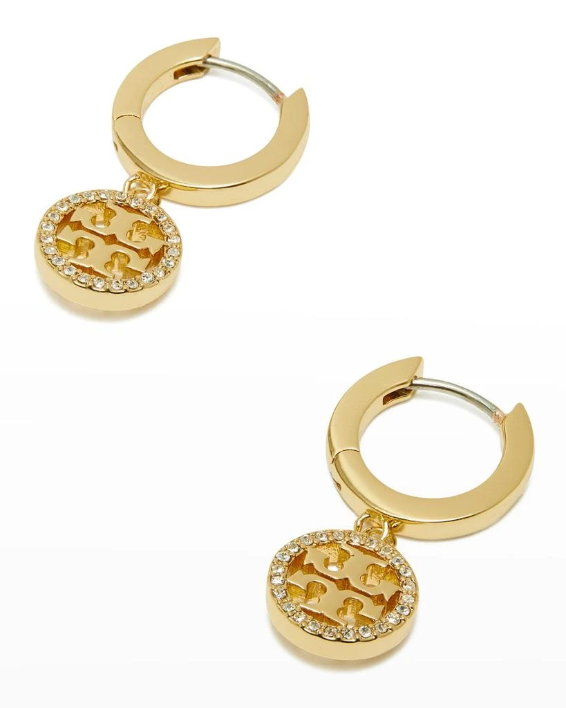 商品Tory Burch|Miller Pave Hoop Earring,价格¥1000,第2张图片详细描述