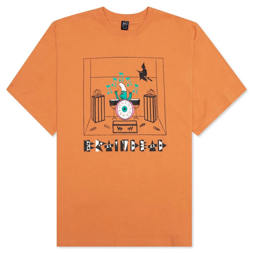 商品Brain Dead|Brain Dead Drummer Boy T-Shirt - Peach,价格¥206,第1张图片