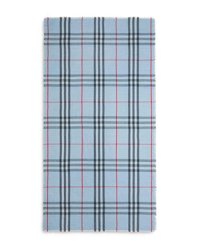 商品Burberry|Giant Check Wool & Silk Scarf ,价格¥2493,第2张图片详细描述