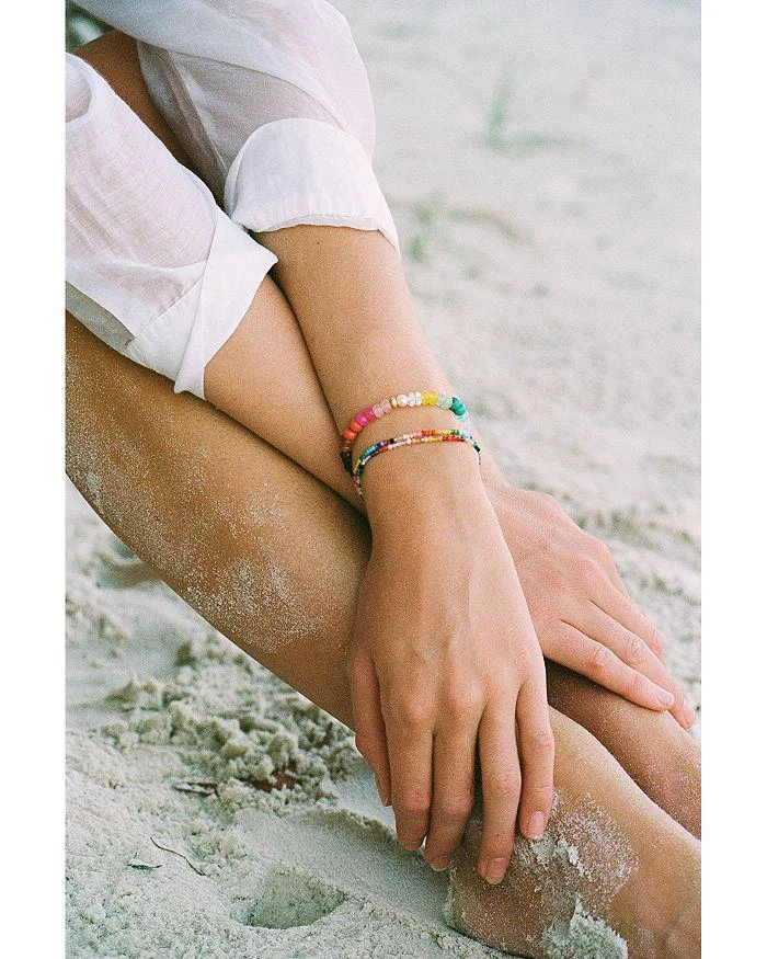 商品Anni Lu|Nuanua Beaded Bracelet in 18K Gold Plated,价格¥478,第2张图片详细描述