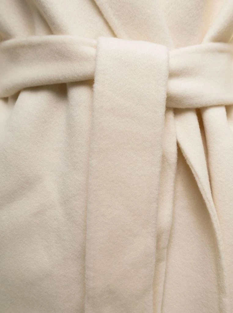 商品Theory|Overlay Wool and Cashmere White Coat Theory Woman,价格¥3814,第3张图片详细描述