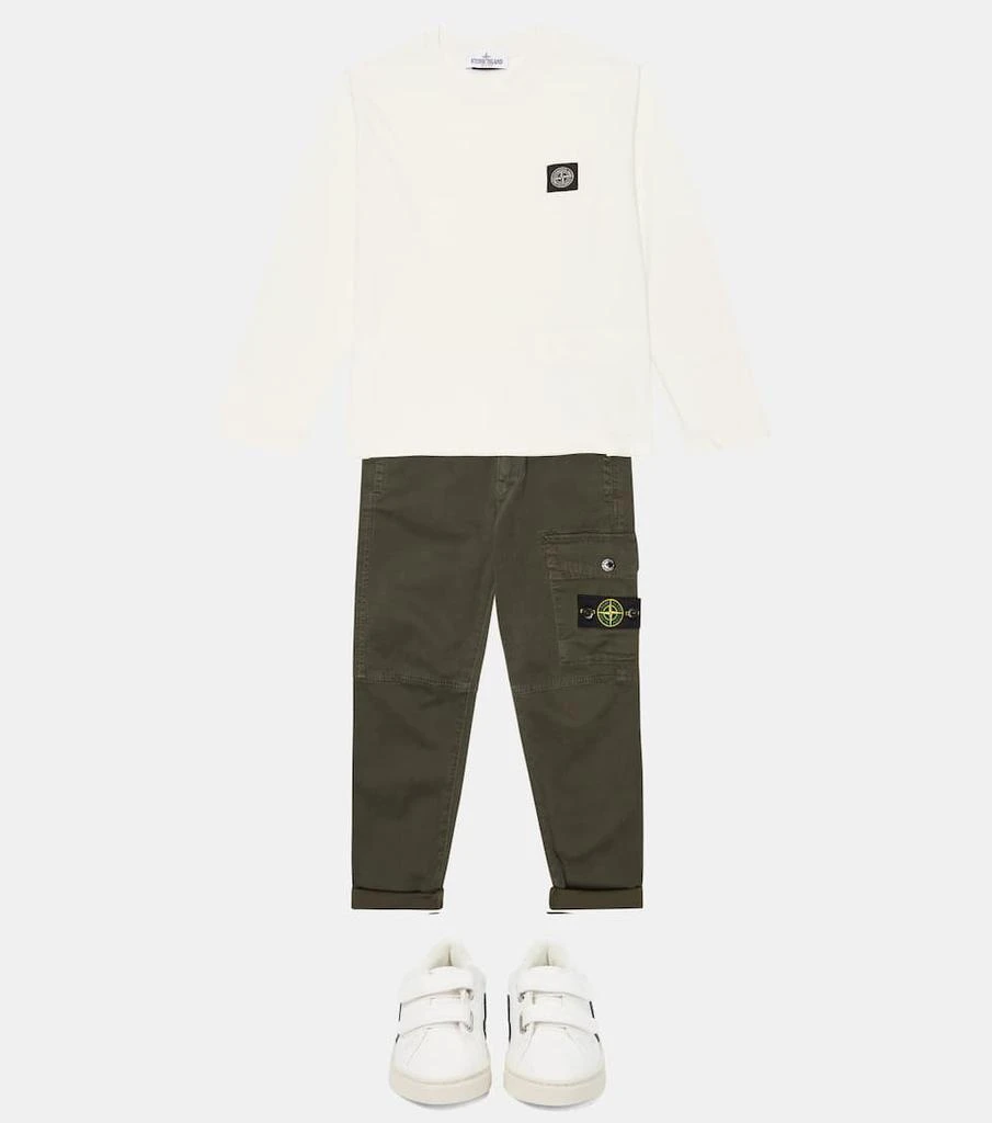 商品Stone Island Junior|棉质运动衫,价格¥753,第2张图片详细描述