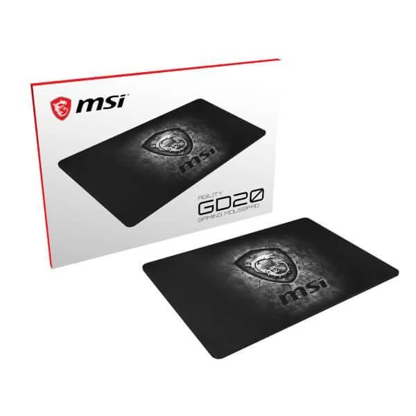 商品MSI|MSI Agility GD20 Pro Gaming Mouse Pad - Black,价格¥277,第5张图片详细描述