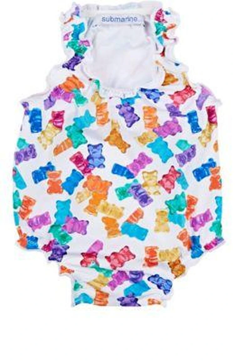 商品Submarine|Gummy-Bear-Print Tank Swimsuit,价格¥596,第1张图片