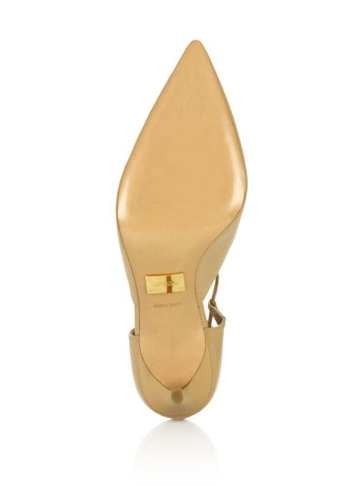 商品Michael Kors|Gabby Point Toe Leather Lace-Up Pumps,价格¥1183,第5张图片详细描述