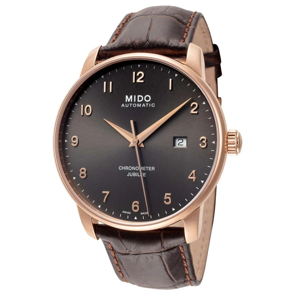 商品MIDO|美度 贝伦赛丽 男士机械腕表 42mm M0376083606200,价格¥4169,第1张图片