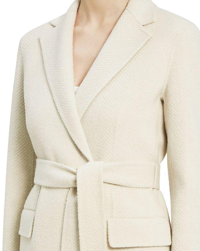 商品Theory|Chevron Belted Wool Coat,价格¥4126,第7张图片详细描述