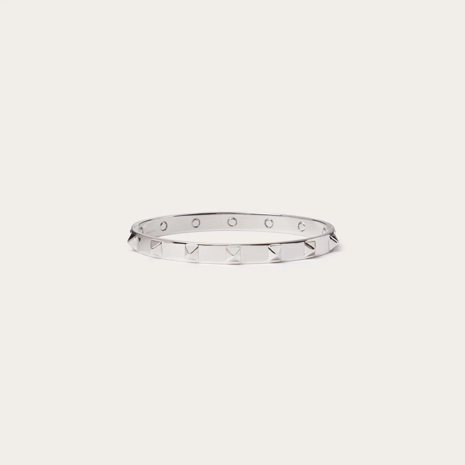【预售】 华伦天奴 25春夏 男士 手链 BRACELET RIGIDE ROCKSTUD EN MÉTAL 4Y2J0P56MET_172  商品