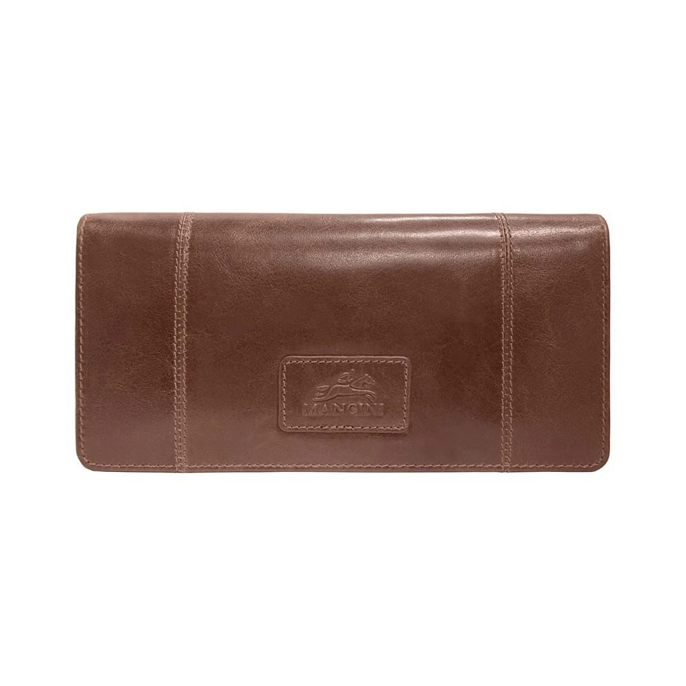 商品Mancini Leather Goods|Casablanca Collection RFID Secure Ladies Trifold Wallet,价格¥734,第1张图片