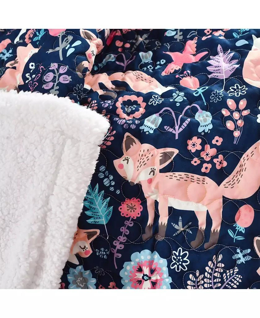 商品Macy's|Kids Pixie Fox Sherpa Throw, 60" x 50",价格¥419,第4张图片详细描述